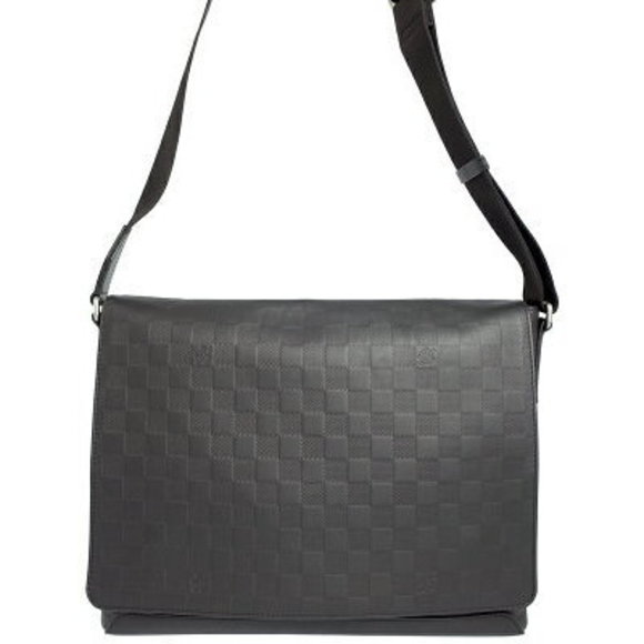Louis Vuitton Damier Infini Black District Shoulder Bag - Picture 1 of 8